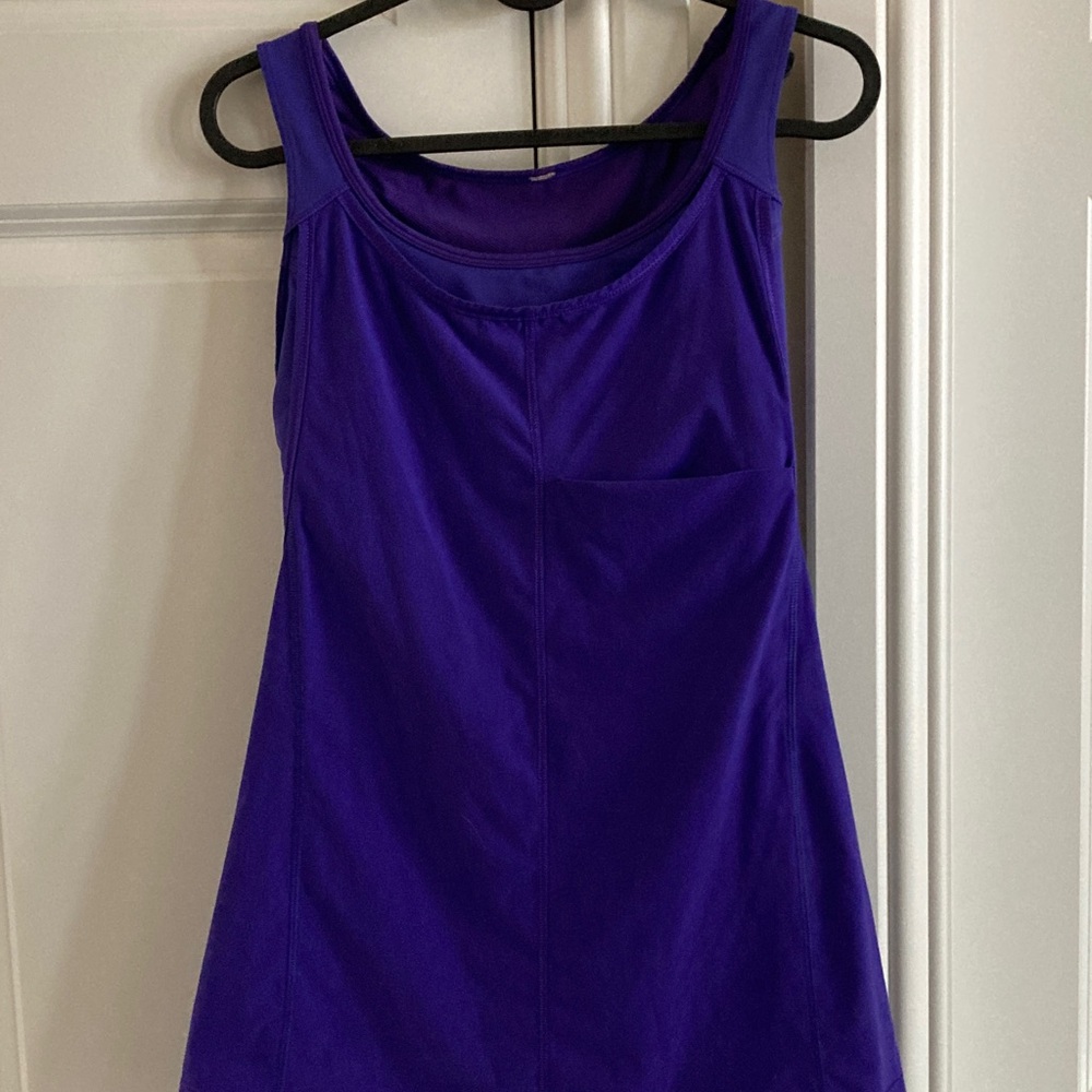 Lululemon Athletica Deep Purple Tank Top